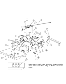 Electrical Assembly Kawasaki Diagram and Parts List for M54-KW 53BB5DBW750-23-HP Cub Cadet Lawn Tractor